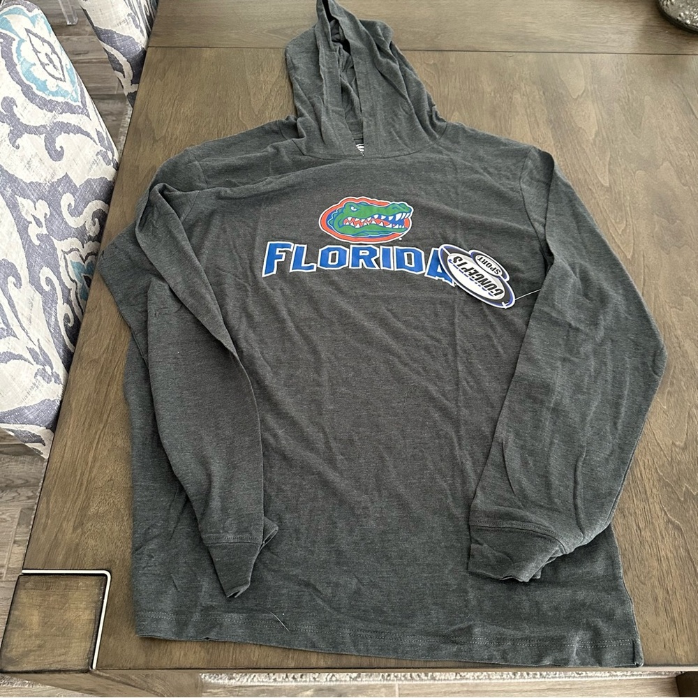 NWT Grey Florida Gators Gray Hoodie Concepts Sport Size Large